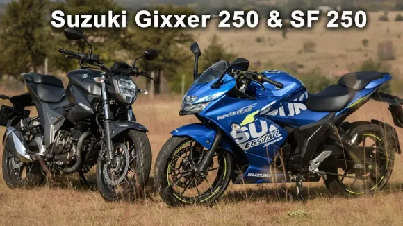 Suzuki Gixxer 250 & SF 250  Updated with New Colours and Graphics, features