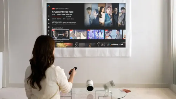 Samsung Freestyle+ AI Portable Projector