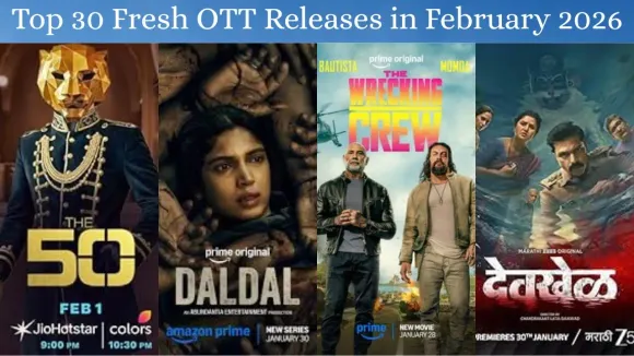 Top 30 Fresh OTT Platform Releases in the Month of February 2026