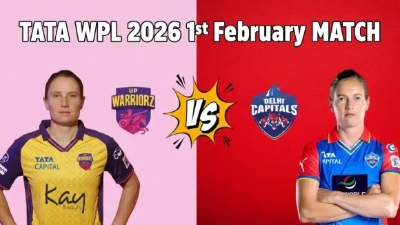 Delhi Capitals vs UP Warriorz: Women’s Premier League 1st February Match