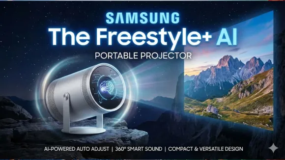 Samsung Freestyle+ AI Portable Projector Unveiled Ahead of CES 2026