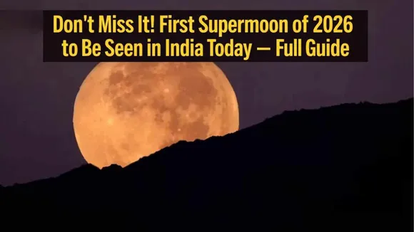 First Supermoon Of 2026 Lights Up Skies. Know More About Super-Moon