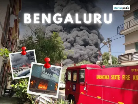 Bengaluru startup hub fire