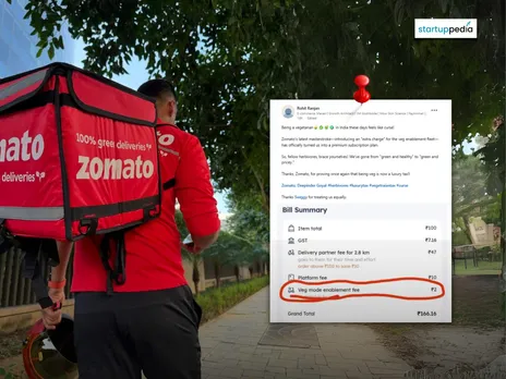 User Calls Out Zomato For Charging Extra From Vegetarians, CEO Responds 