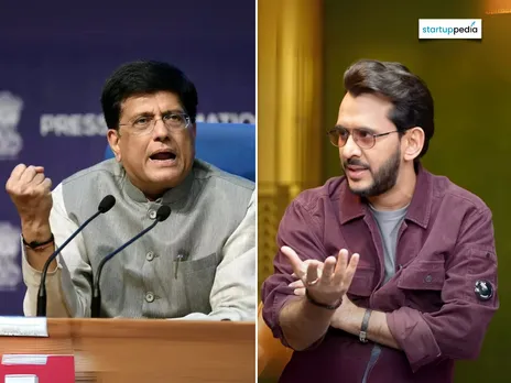 Union Minister Piyush Goyal & boAt Co-Founder Aman Gupta