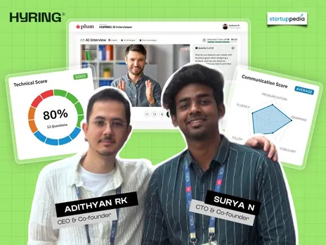  Adithyan RK & Surya N - Founders of Hyring AI Interviewer 