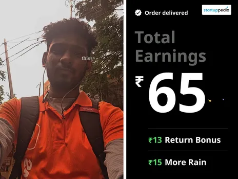 Techie turned delivery partner at Swiggy