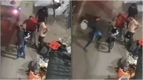 Bengaluru: Zomato Agent Assaulted With Plastic Container, Chair By 2 Men For Delay In Delivering Food Order (Screengrab)