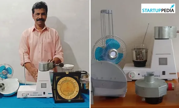 This 52 YO Kerala man innovates smart mixie with 15 unique features that works without electricity