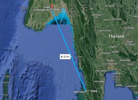 116 பேருடன் மாயமான மியான்மர் ராணுவ விமானம்!