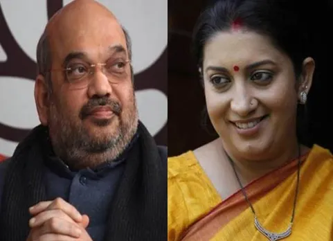 BJP President Amit Shah, Smriti Irani