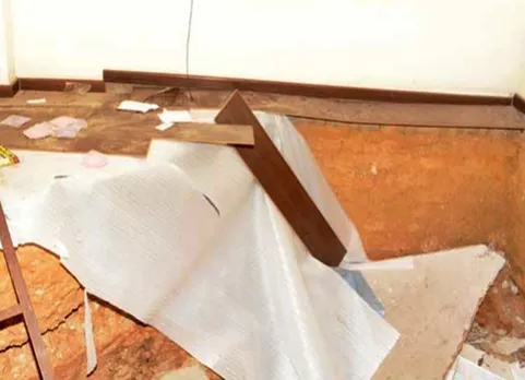 கிணற்றை மூடி கட்டிய அபார்ட்மென்ட்; பூமிக்குள் இறங்கிய தரைத்தளம்: உயிர் தப்பிய 14 பேர்!