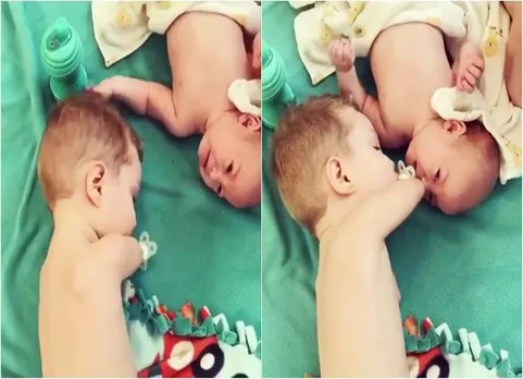 child,lower arms, love, toddler, siblings,