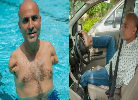 Vikram Agnihotri, disabled, Driving license