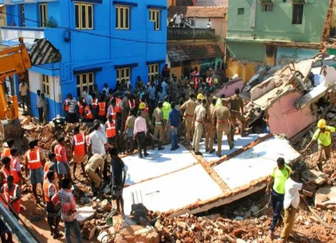 திருச்சி கட்டட விபத்து: எதையும் கண்டுகொள்ளாத உரிமையாளர் கைது!