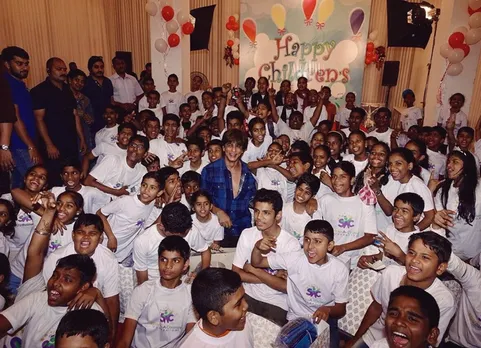 shah ruk khan children's day celebration