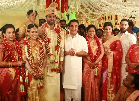 மணமக்கள் கோலத்தில் ஸ்ருதி ஹாசன் - மைக்கேல் கார்செல் : திருமணத்திற்கு முன்னோட்டமா?