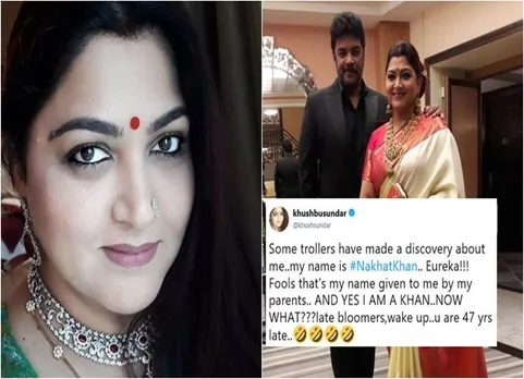 "ஆம், என் பெயர் நகத்கான் தான், ஆனால், நான் தீவிரவாதி இல்லை": விமர்சனங்களுக்கு குஷ்பு பதிலடி