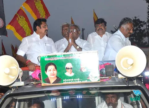 CM Edappadi k palanisami campaign in rknagar by election