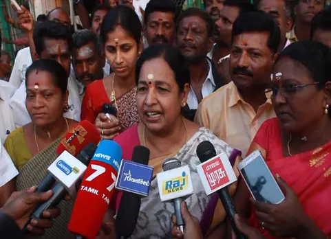 'பிரஷர் குக்கர்' கடவுள் கொடுத்த சின்னம் (வீடியோ) : சி.ஆர்.சரஸ்வதி