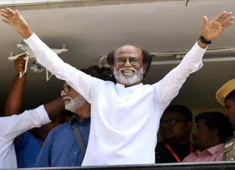 Rajinikanth meets Media