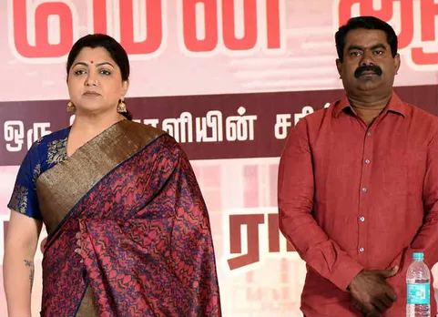 Seeman & Kushboo in Traffic Ramasamy