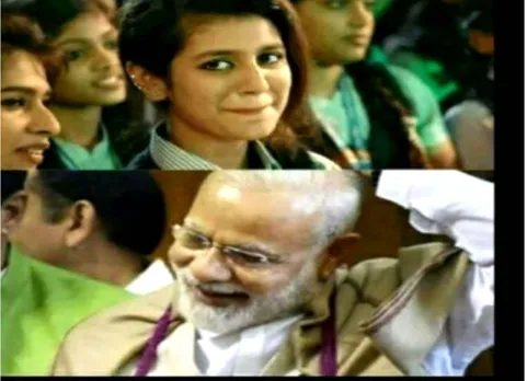 மோடியையும் விட்டு வைக்காத பிரியா பிரகாஷ் ஃபீவர்!