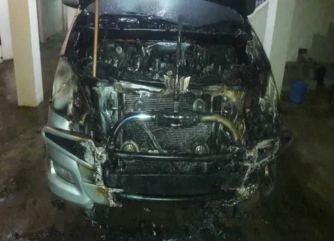 கோவை பாஜக தலைவர் வீட்டில் பெட்ரோல் குண்டு வீச்சு... சிசிடிவியில் பதிவான காட்சி!