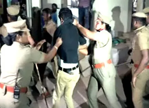 trichy protest