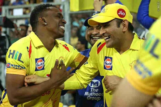 MS Dhoni Running Competition With Bravo