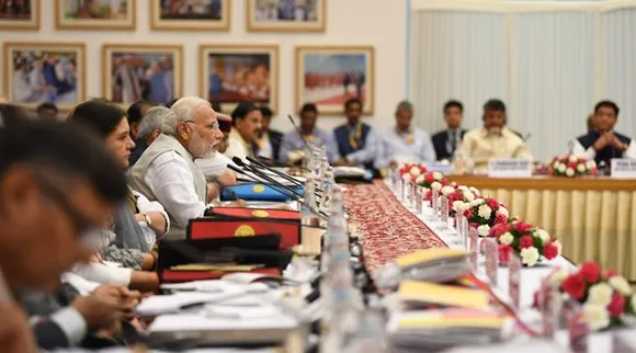 Modi in 4th Niti Aayog Meeting
