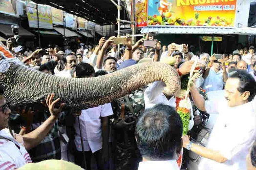 Srirangam Temple, MK Stalin