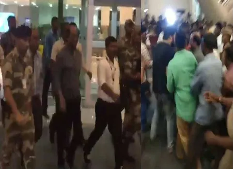 ஷூட்டிங் முடிந்து சென்னை திரும்பிய ரஜினியை கொண்டாடும் ரசிகர்கள்... வைரல் வீடியோ