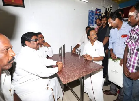 பிரியாணி கடையில் ஸ்டாலின்