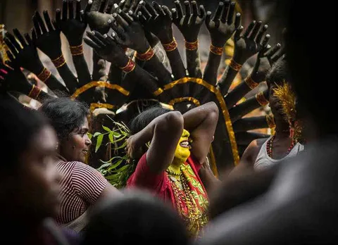 குலசேகரப்பட்டினம் தசரா கொண்டாட்டம்
