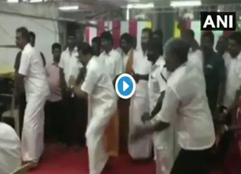Minister SP Velumani dance