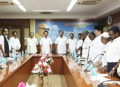 அனைத்துக் கட்சிக் கூட்டம், திமுக,