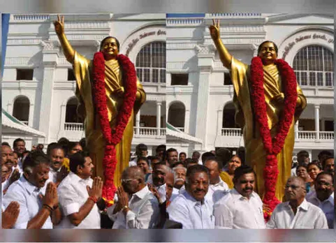 ஜெயலலிதா சிலை, ஜெயலலிதா திருவுருவ சிலை, Jayalalitha statue