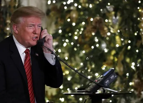 Trump NORAD Santa Tracker Christmas phone calls