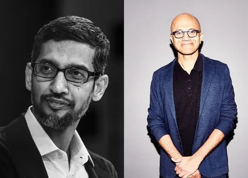 Sundar Pichai and Satya Nadella, Top Indian CEOs in United States, Sundar Pichai and Satya Nadella are top CEOs in US,