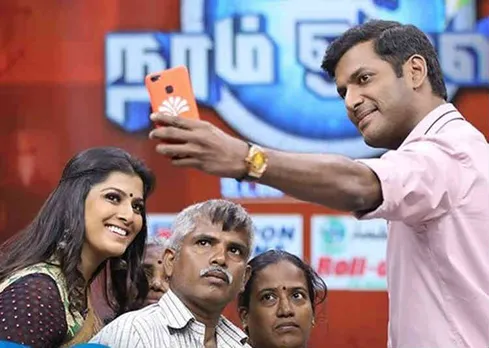 Sun TV, Vishal And Politics, Vishal In Television Show, நடிகர் விஷால், டி.வி. நிகழ்ச்சியில் விஷால்