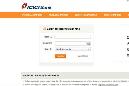 icici internet banking