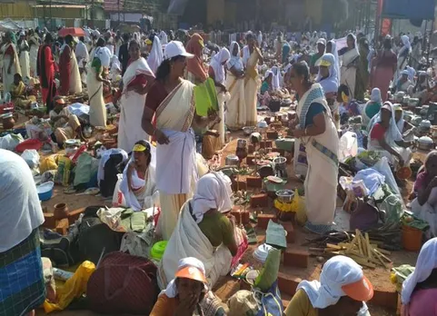 Aatrukal Bagavathi amman Temple, Pongal Festival