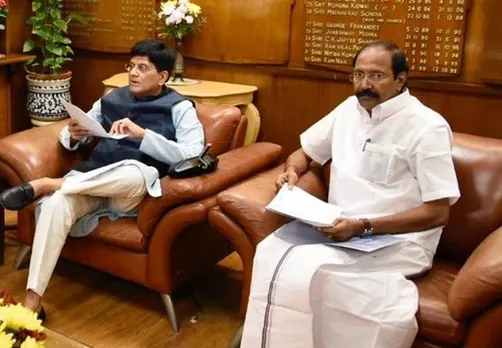 AIADMK Alliance Seat Sharing Talks, Union minister Piyush Goyal, TN EB Minister Thangamani, அதிமுக கூட்டணி பேச்சுவார்த்தை