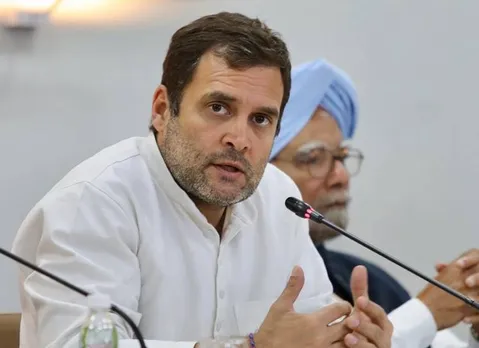 Rahul Gandhi unveils minimum income support scheme, Rahul gandhi minimum income scheme