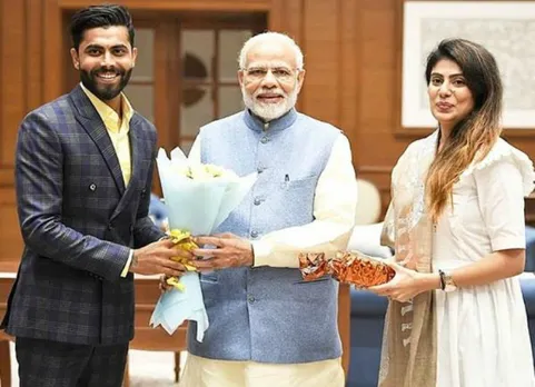 Ravindra Jadeja’s wife Rivaba joins BJP