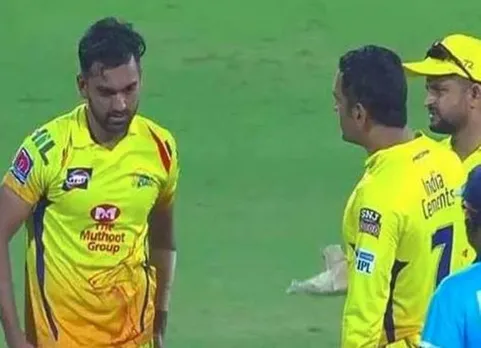MS Dhoni Loses his Coolness to Deepak Chahar
