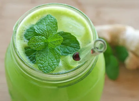 mint juice for summer