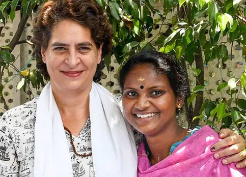 Priyanka Gandhi Shares Alathur MP Ramya Haridas Video