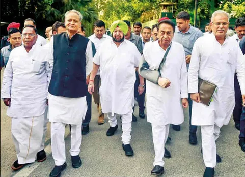 Congress Chief Ministers Meet with Rahul Gandhi